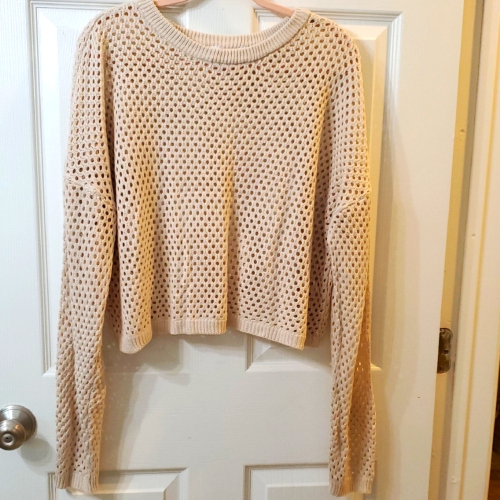 No Boundaries Cream Knit Top